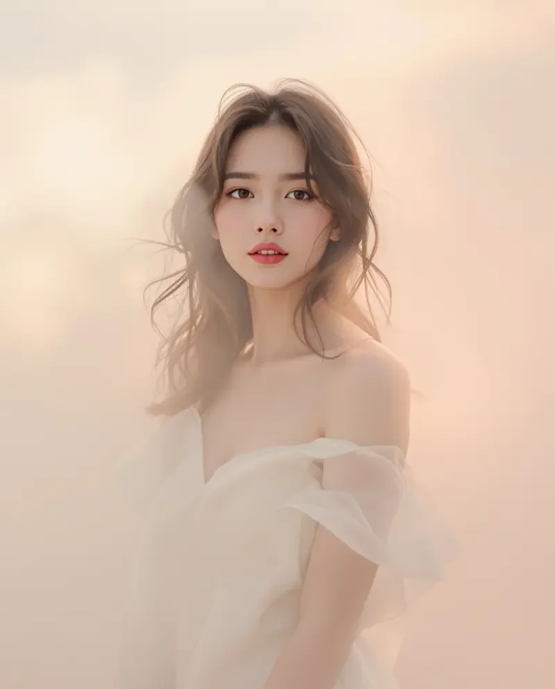 晨雾与少女 - 美女写真网站作品